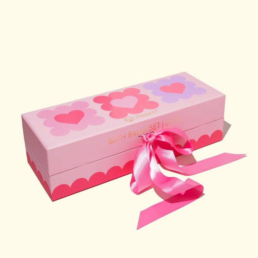 Hearts Three Bath Balm Set