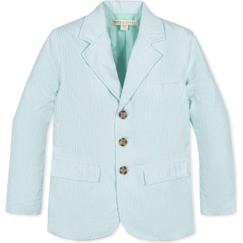 Organic Classic Seersucker Suit Jacket
