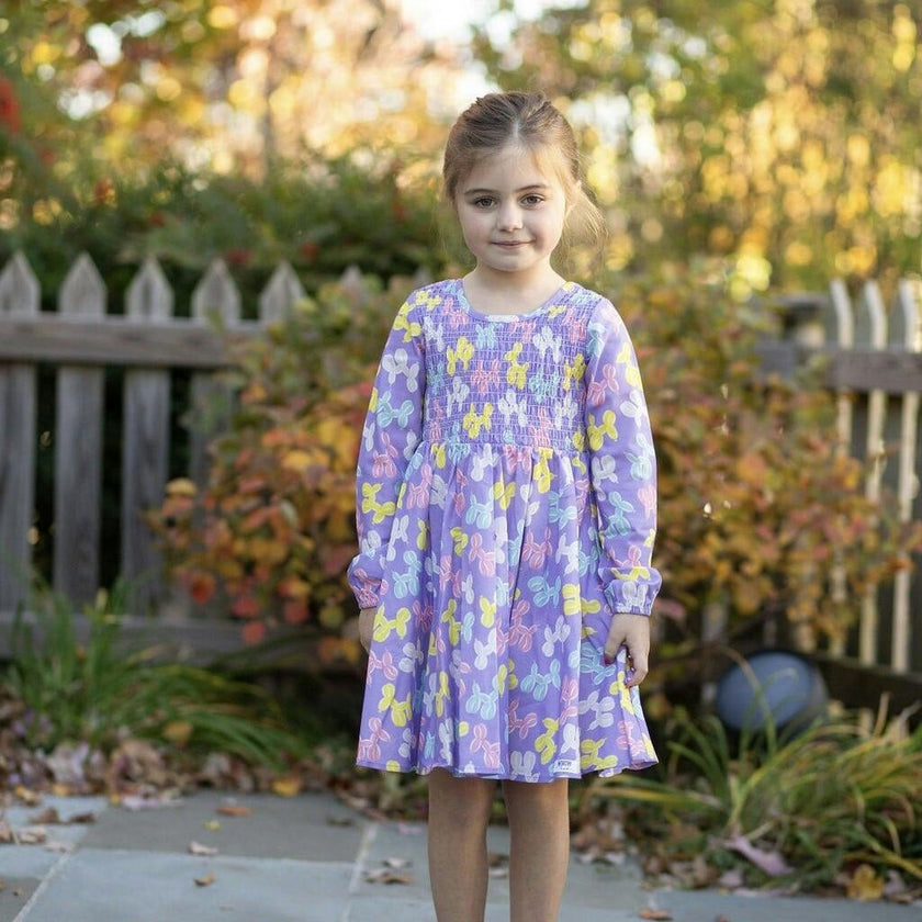 Ruched Dress in Balloon Animals