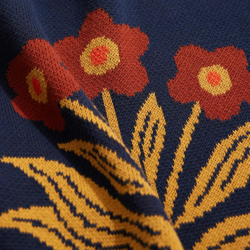 Petals Knit Blanket