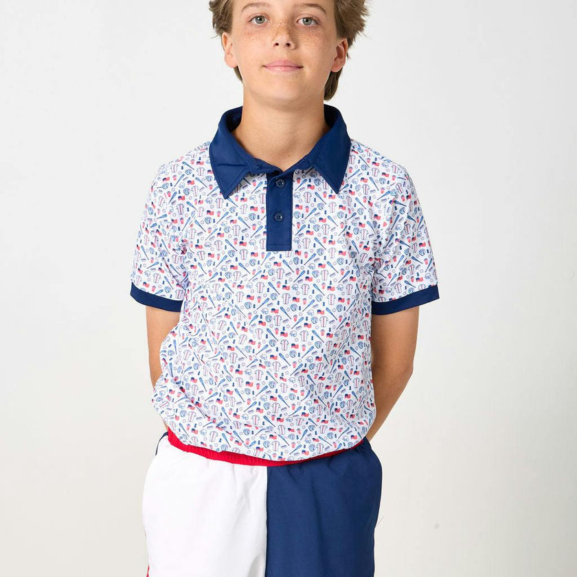 summer slugger polo shirt