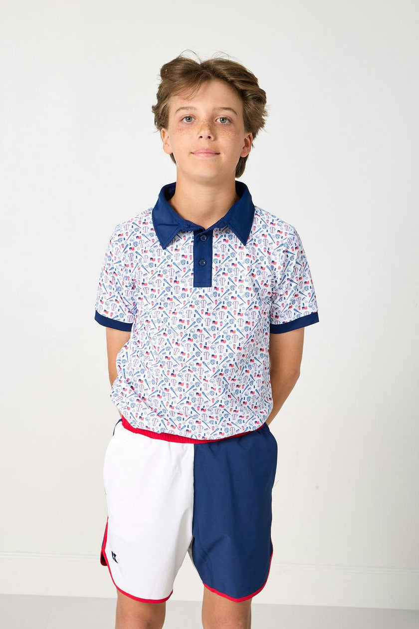 summer slugger polo shirt