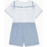 Dark Blue Stripe Antonio Baby Boy Set