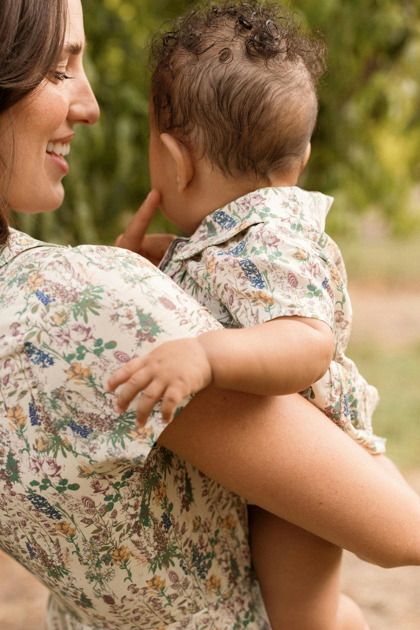 Baby Amber Romper in Autumn Bouquet