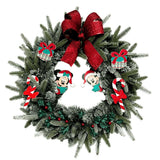 Disney® Seasons Greetings Mickey Mouse and Minnie Mouse Christmas Wreath Pre-Lit