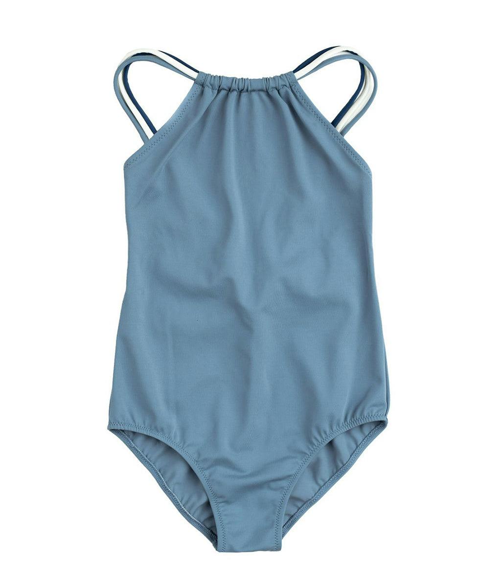 Frida One Piece Swimsuit Dusty Blue
