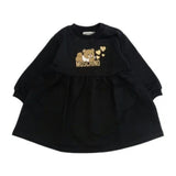 Front Logo Black Dress