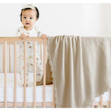 Organic Cotton Scalloped Baby Blanket