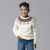 Organic Fair Isle Cable Sweater