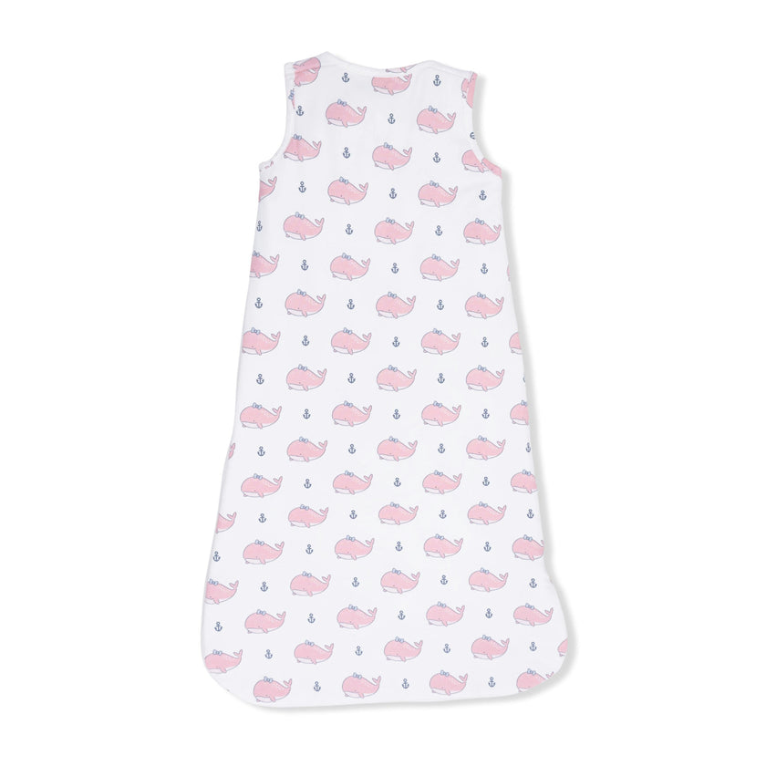 Bubbly Whale with Bow Pink - Sleep Bag