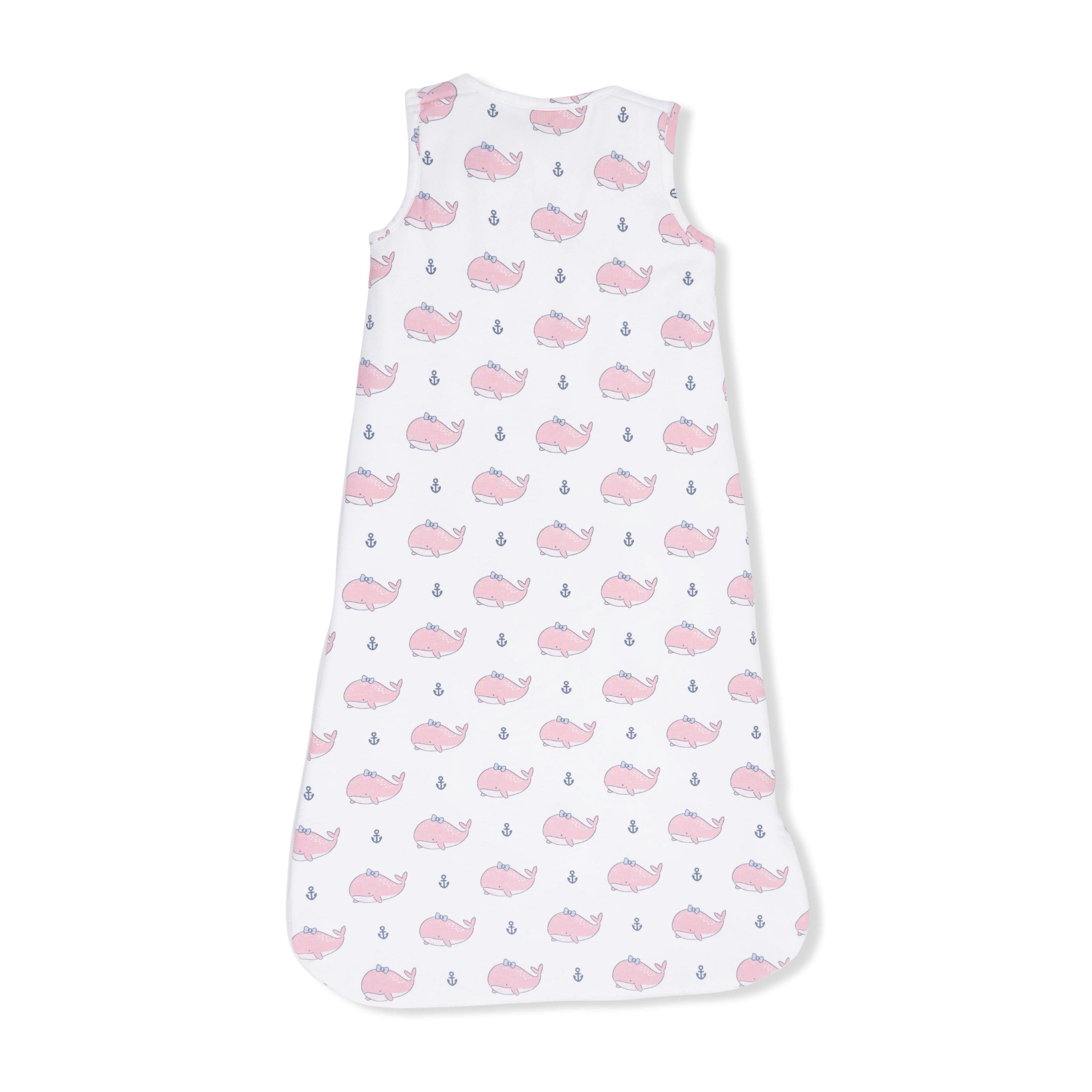 Bubbly Whale with Bow Pink - Sleep Bag