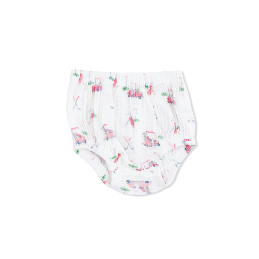 Baby Golf Carts Pink - Smocked Top with Bloomer