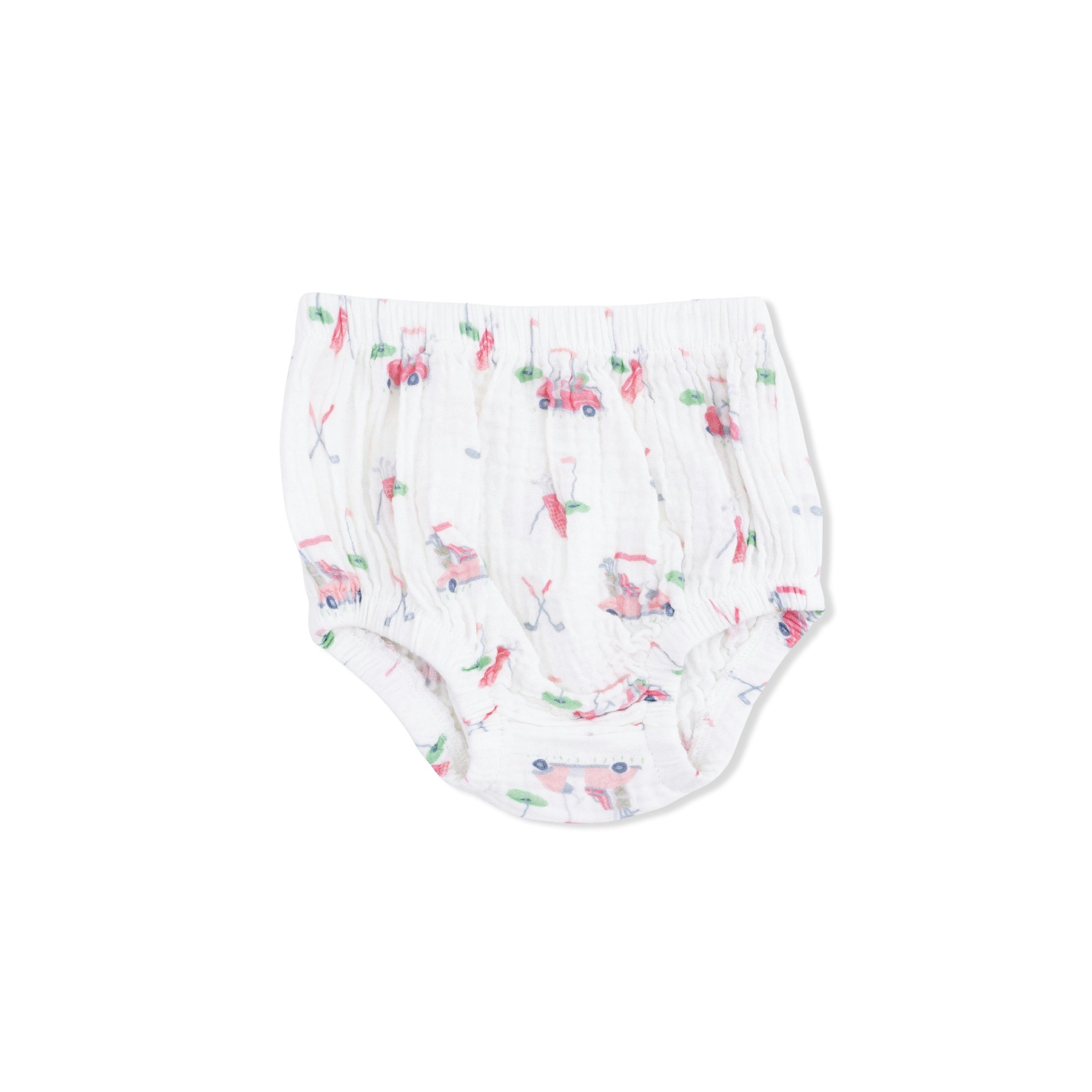 Baby Golf Carts Pink - Smocked Top with Bloomer