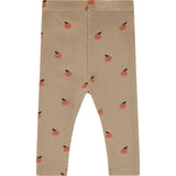 Allover Orange Print Leggings