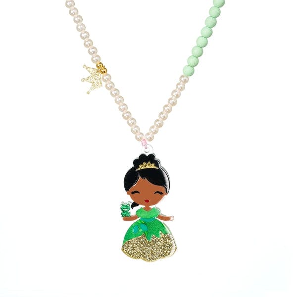 Cute Doll Gold Dress Necklace