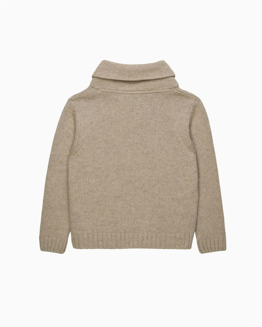Timothy Teddy Shawl Collar Sweater