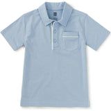 Piped Polo, Grey