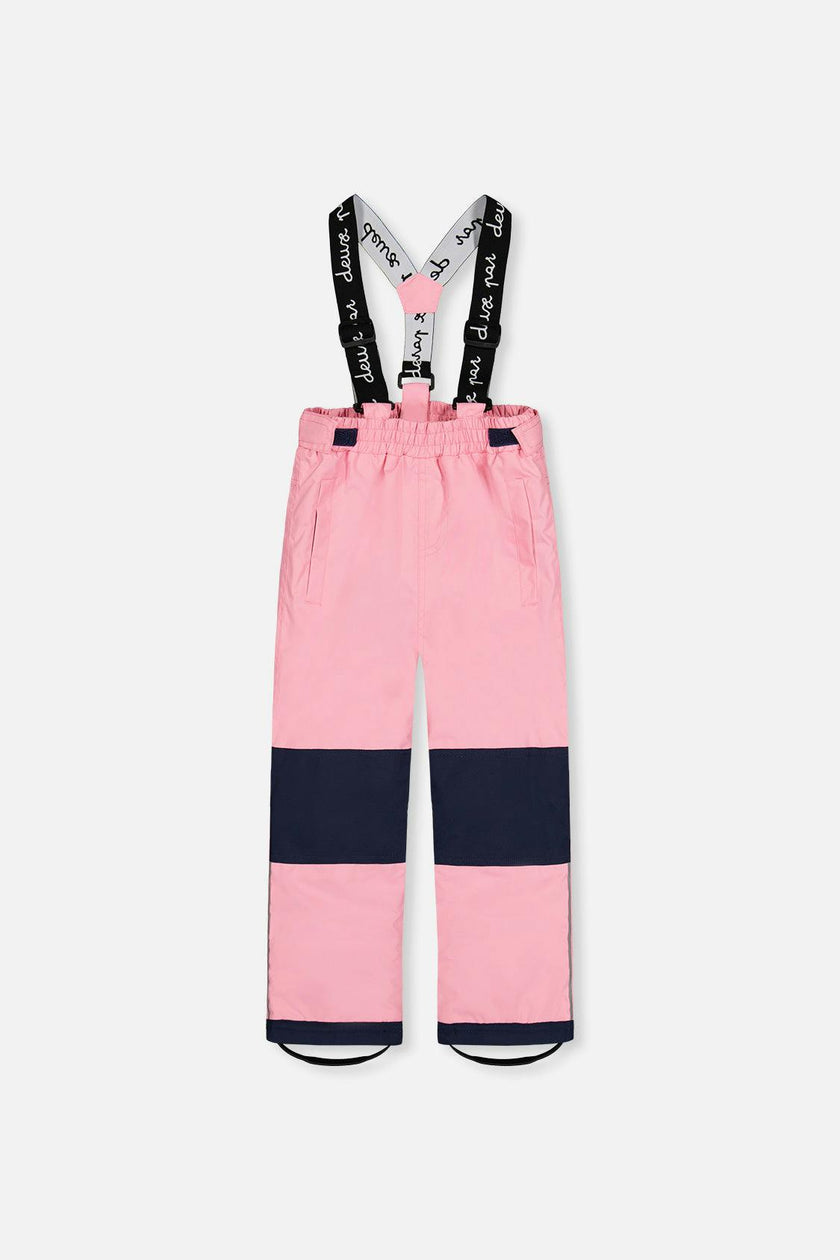 Light Weight Two Piece Chill Snowsuit Blue Floral Print