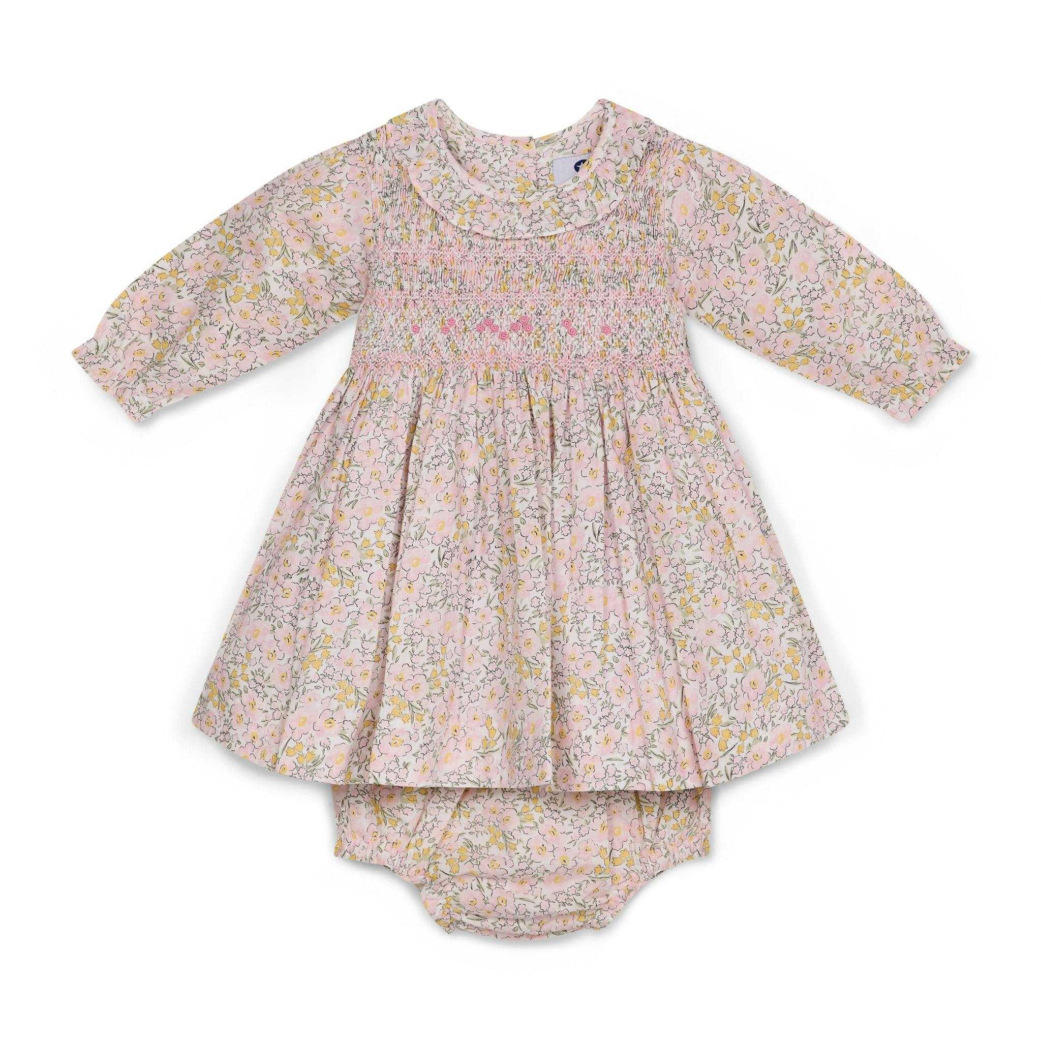 Smocked Baby Dress Paola