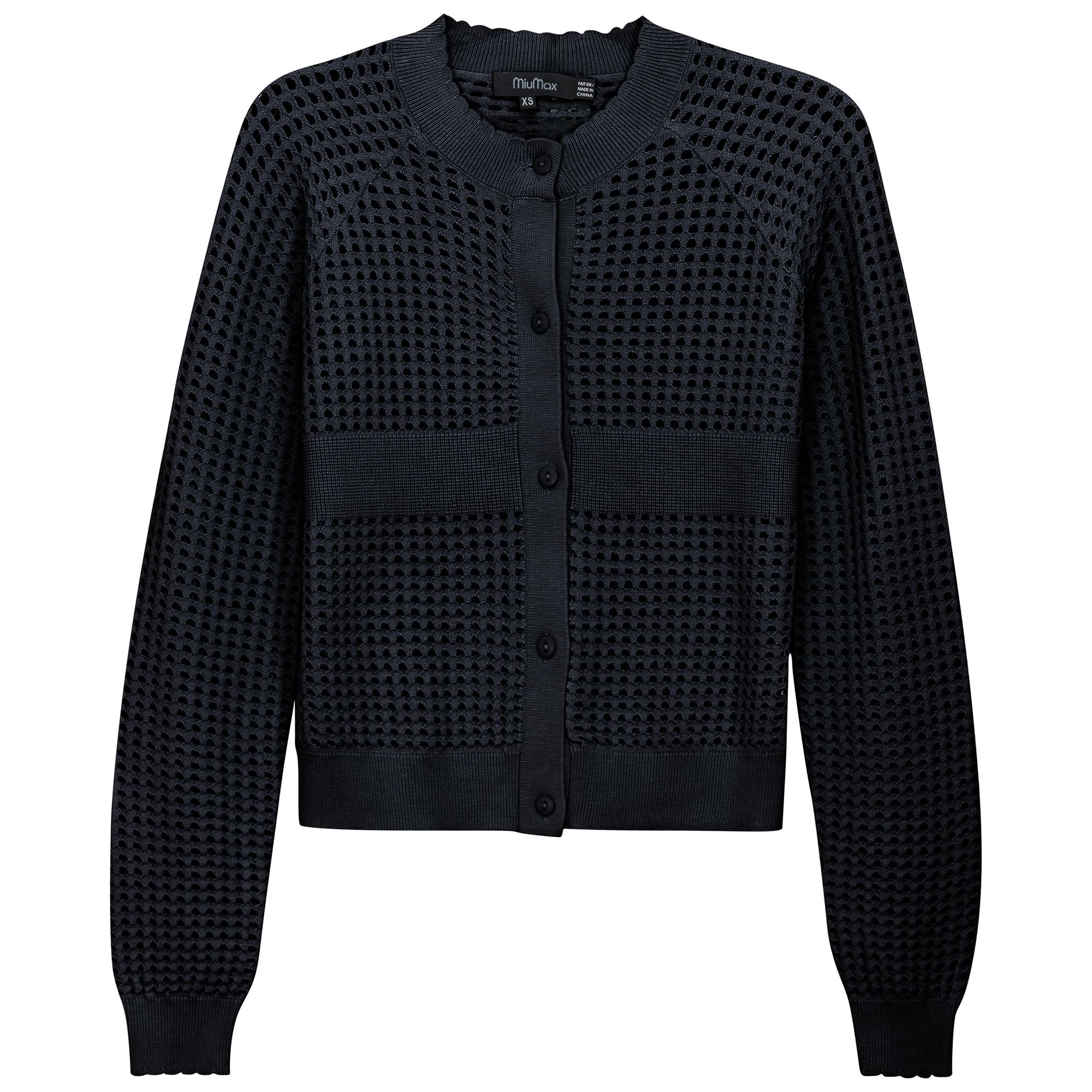 Cropped Crochet Cardigan
