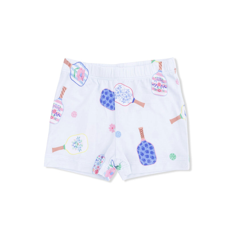 Floral Pickleball - Twirly Dress with Cartwheel Short