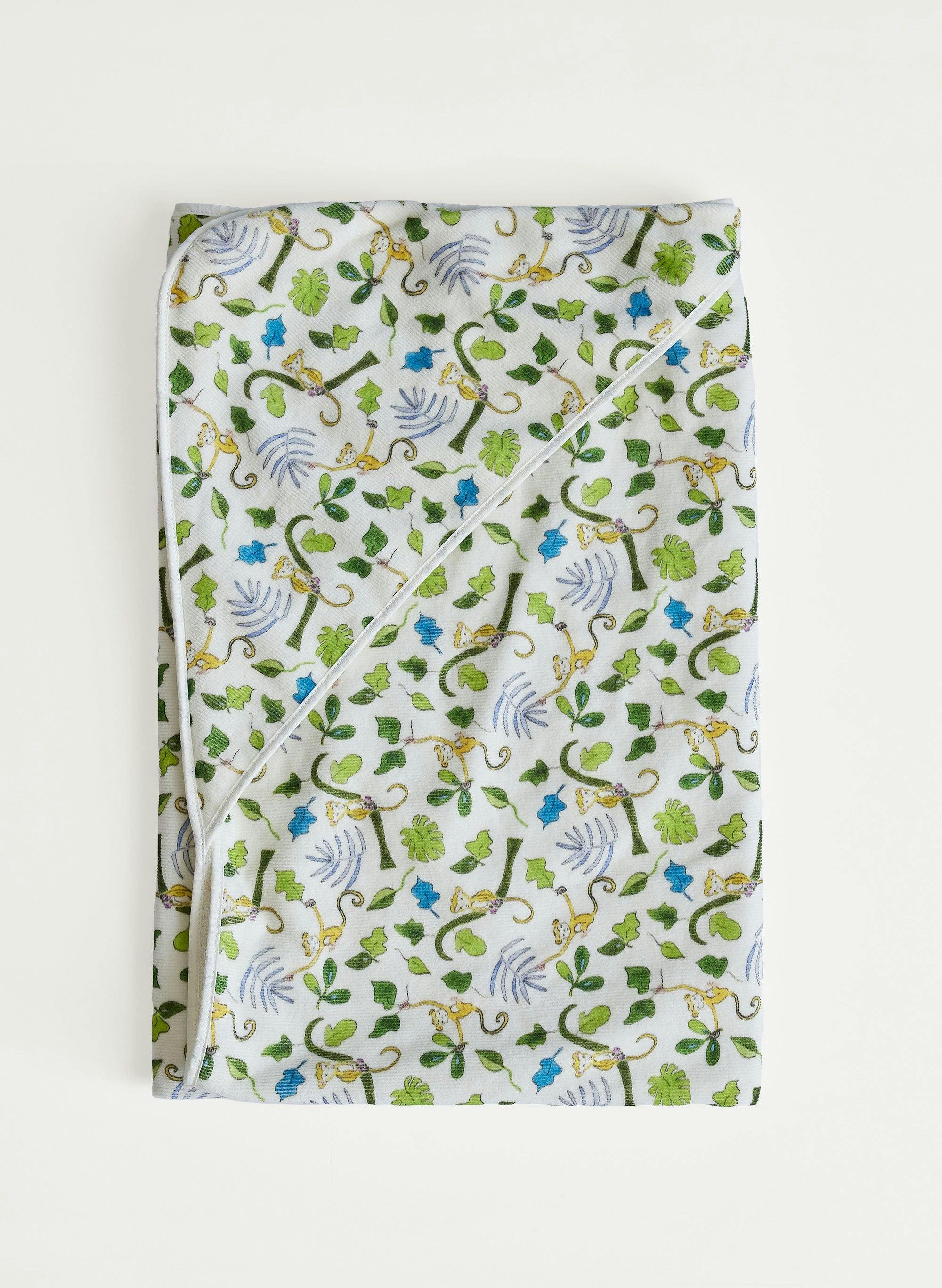Hooded Bath Towel - Happy Monkey