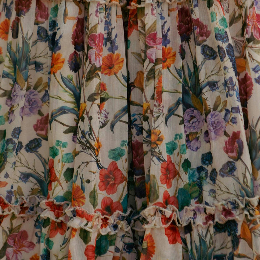 Selena Dress in Watercolor Floral
