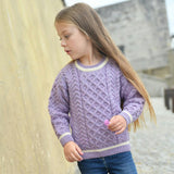 London Days Merino Children's Sweater - Amethyst