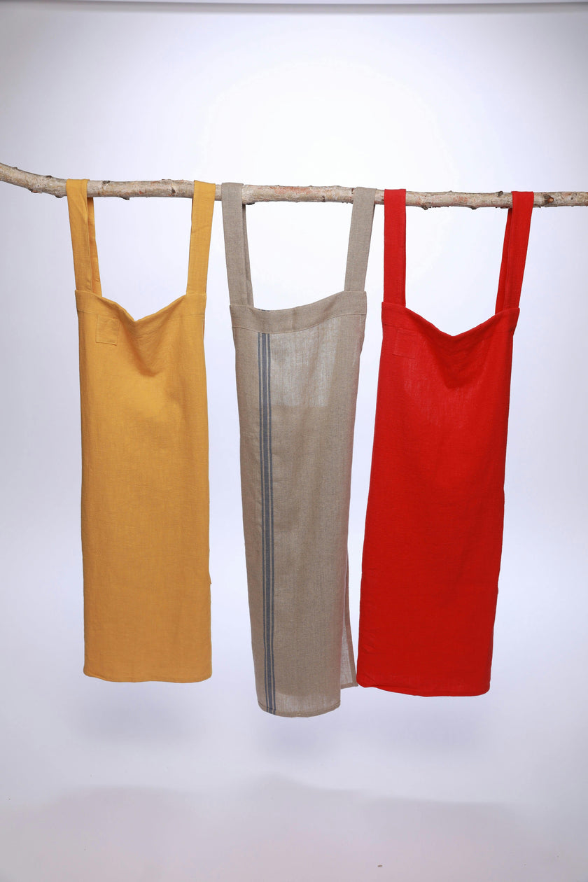 Nossilac French Linen Crossback Apron&nbsp;