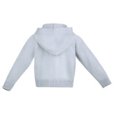 Blue Hooded Puffer Jacket