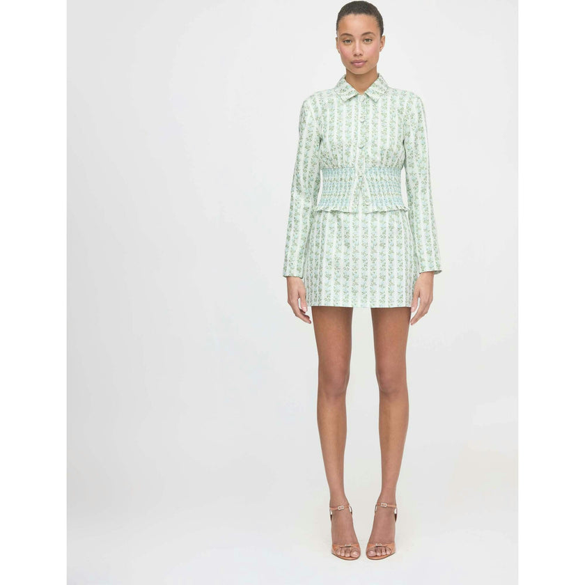 The Hunter Jacket - Brocade Vine Stripe