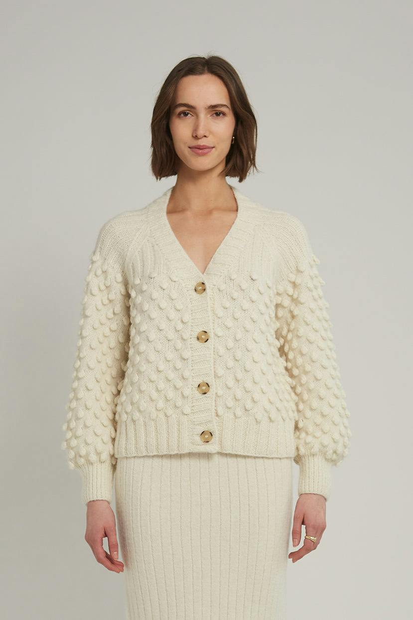 SAGE CARDI | IVORY