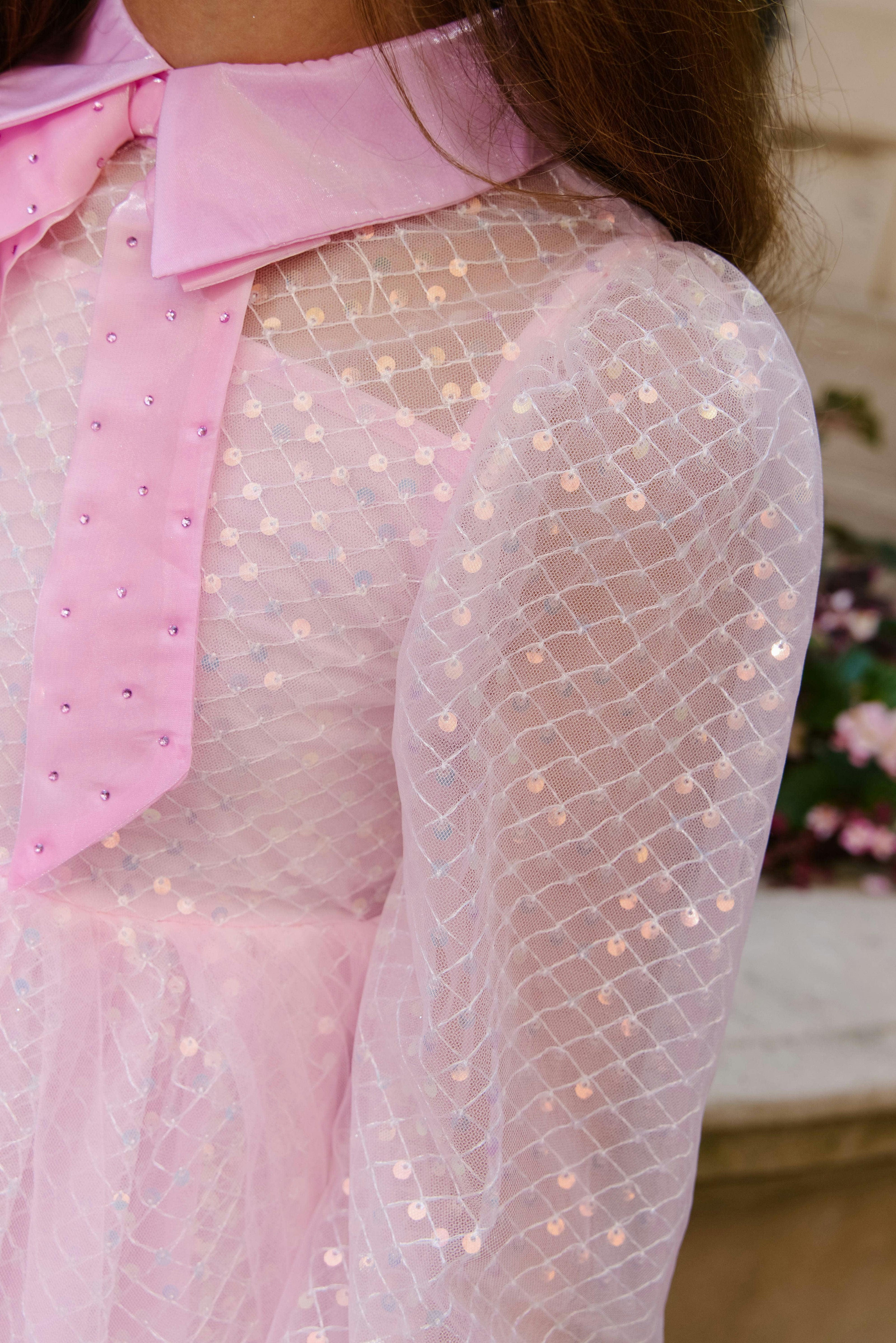 Sequin Party Bow Dress
