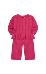 Peplum Sweater Set (12-24M)