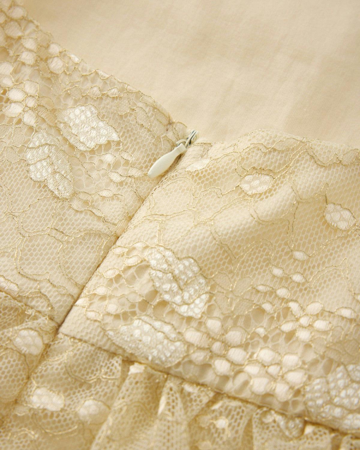 Tanya Lace Frill Maxi Dress