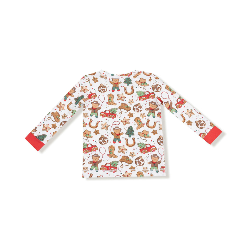Cowboy Christmas - Long Sleeve Loungewear Set