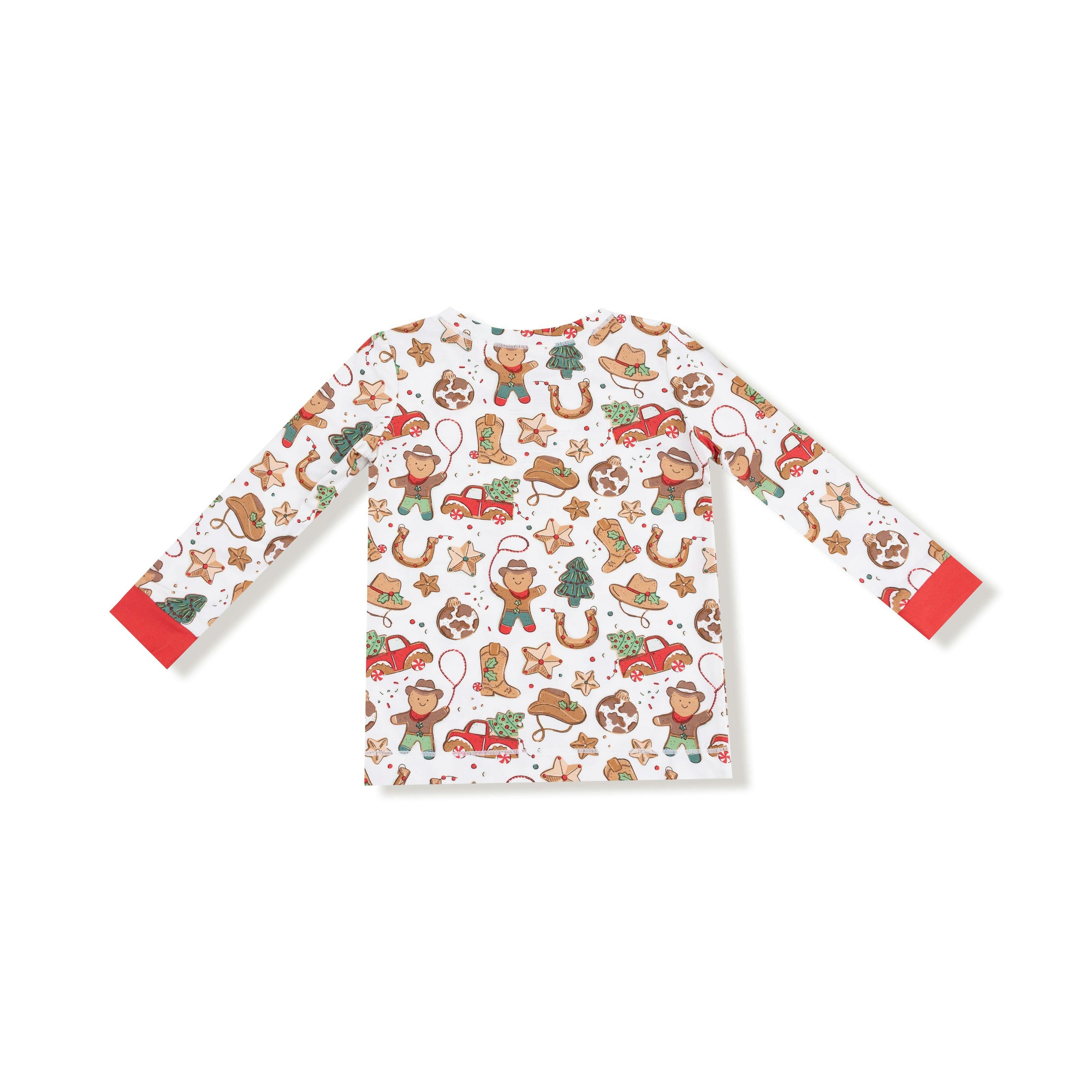 Cowboy Christmas - Long Sleeve Loungewear Set