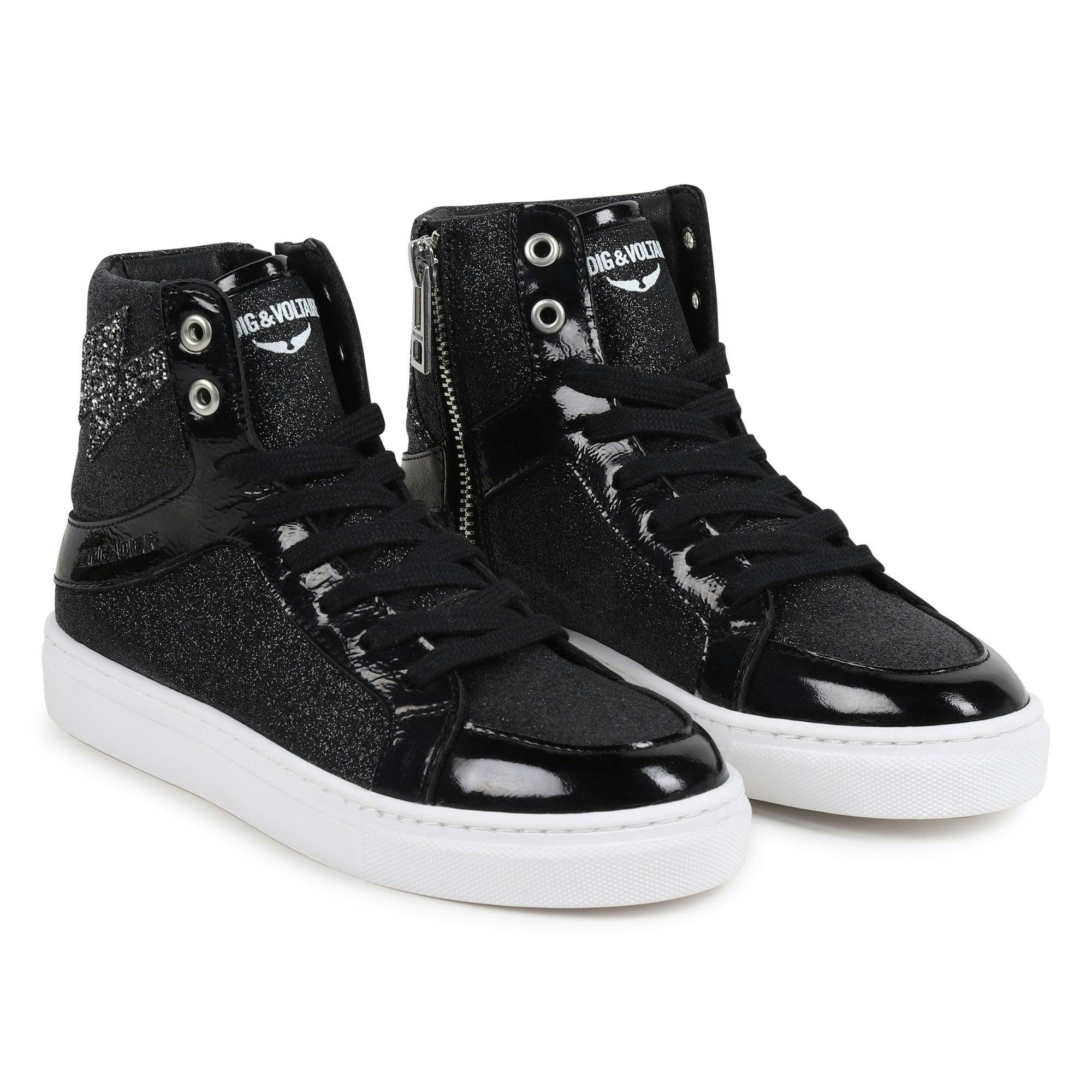 ZADIG & VOLTAIRE Blam-Blam Glitter High Top Sneakers
