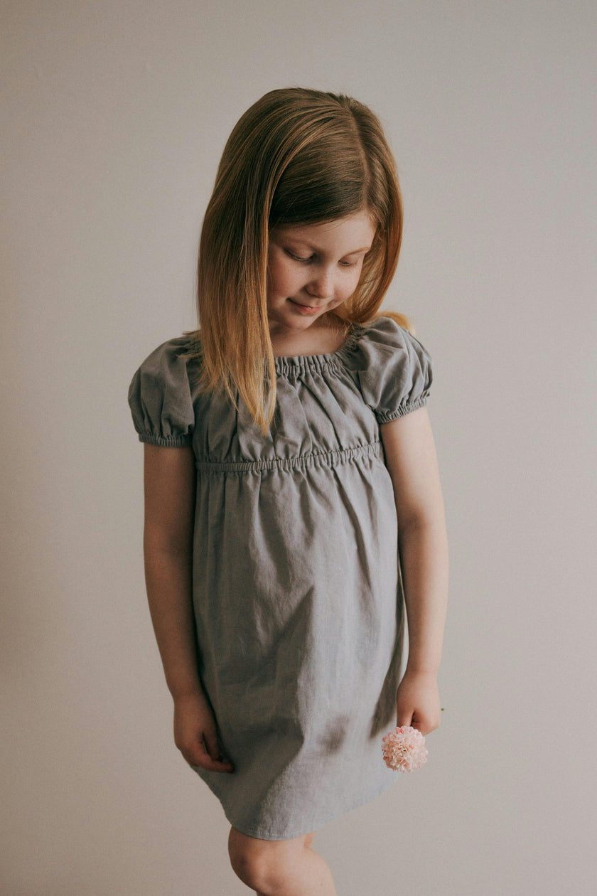 Kennedi Dress Short Sleeve |Muted Purple