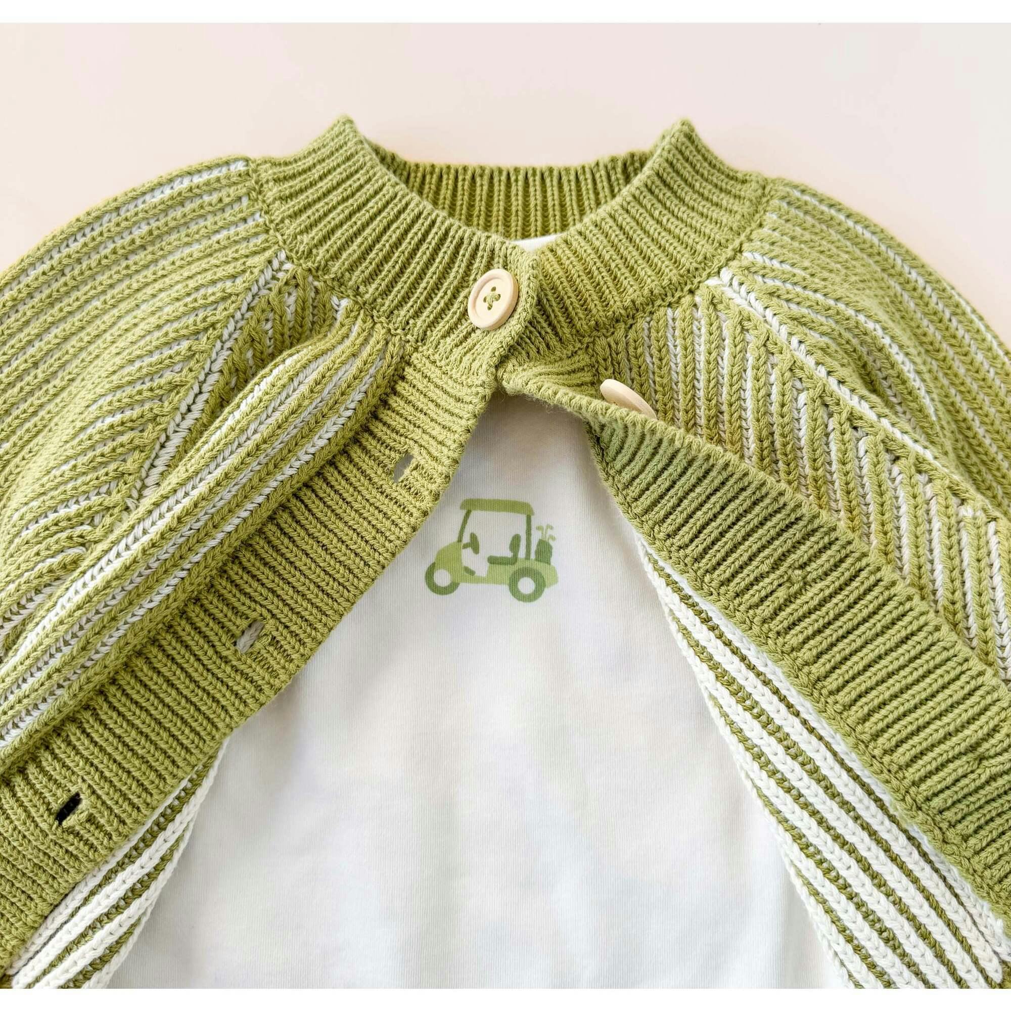 Walter Bear Plush Toy Onesie and Cardigan Set - Golf