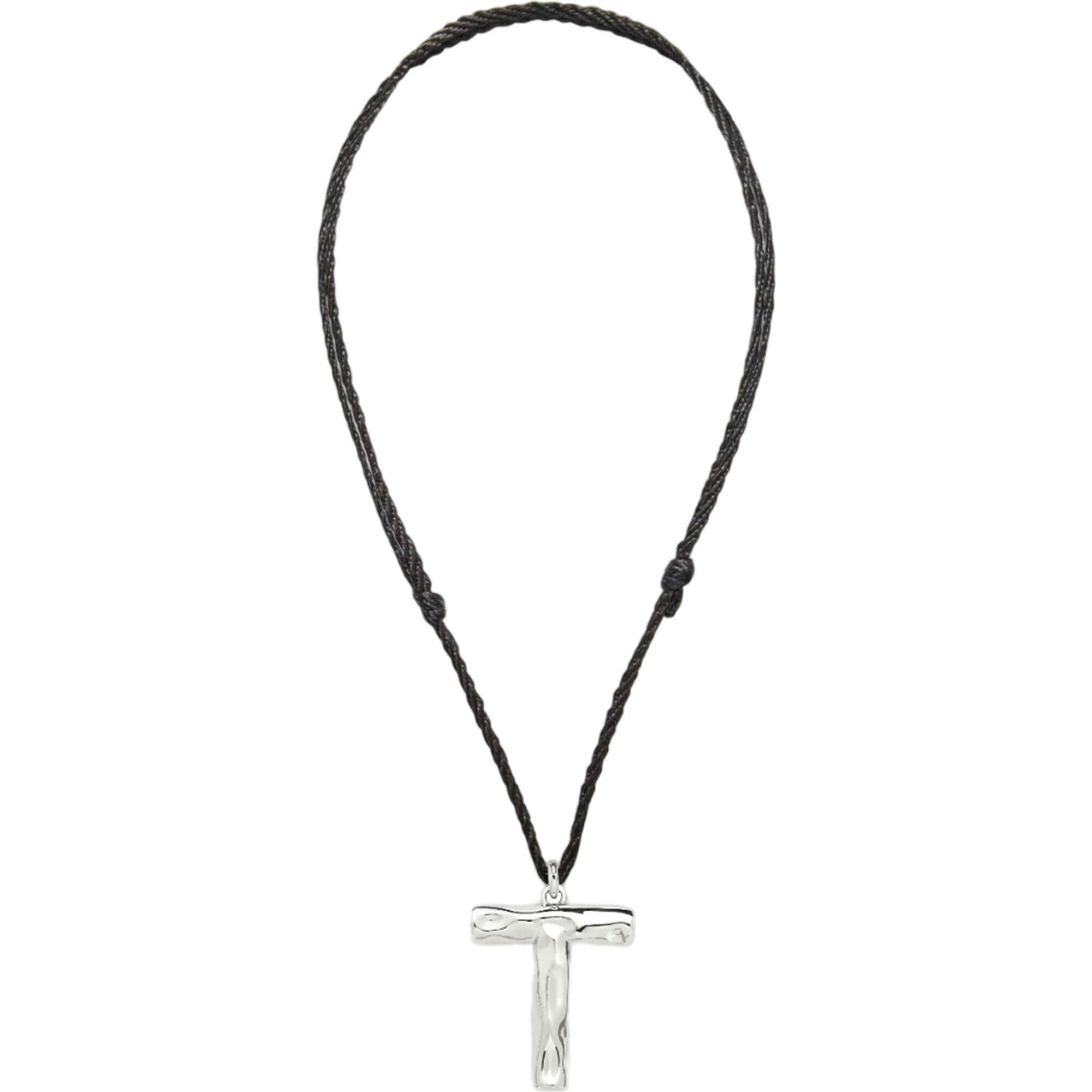 Grande Monogram Necklace in Silver