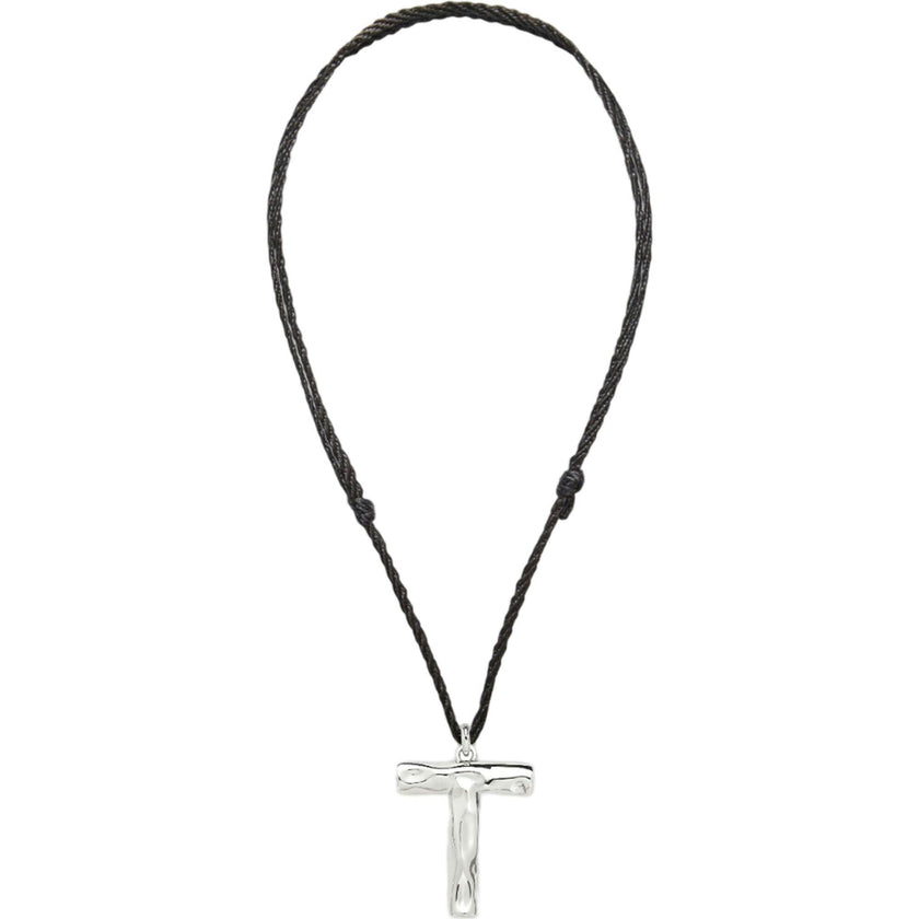 Grande Monogram Necklace in Silver