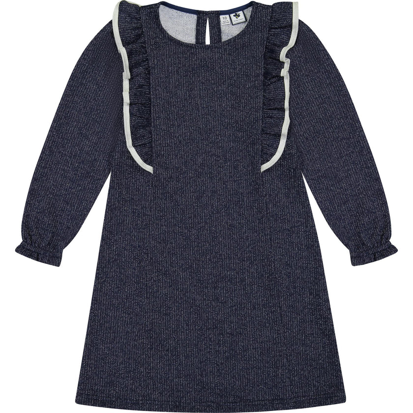 Rowan Ruffle Shift, Navy