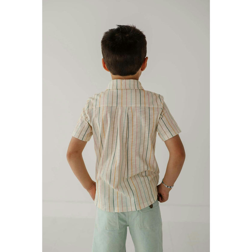 Boy's Collar Button Shirt