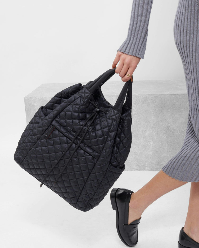 Black Metro Convertible Backpack