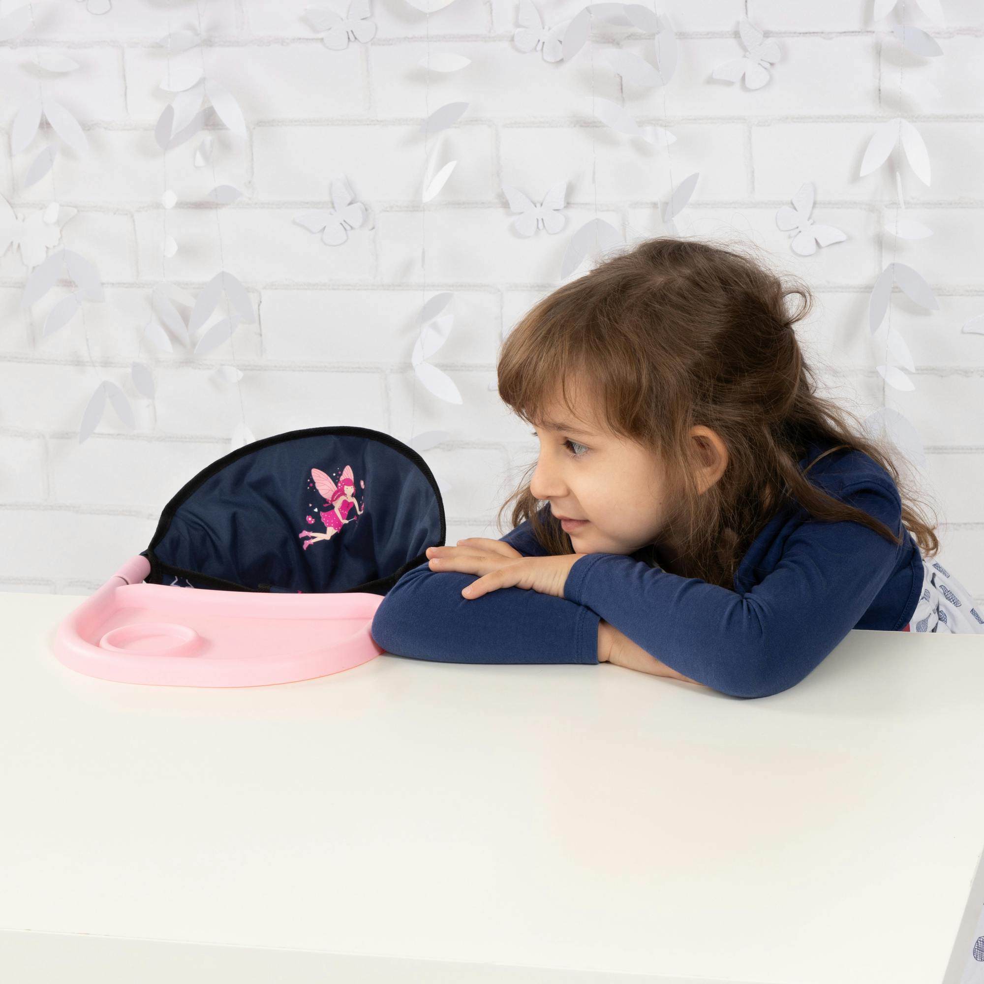 Bayer Design Dolls: Table Seat - Navy, Pink, Stars