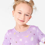 Hedwig's Magical Mail Bamboo Girls' Short Sleeve Dress