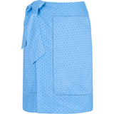 women's le marin blue short pareo