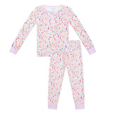 Ski Two Piece Kids Henley Pajamas