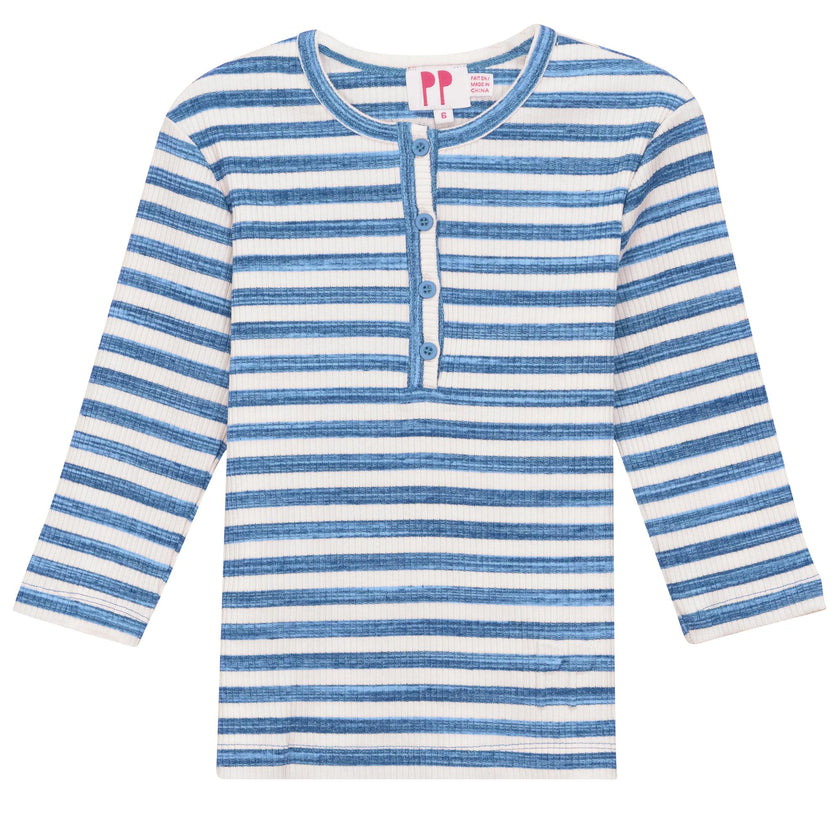 Stripped Henley Tshirt